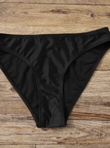 SHEIN Swim Camo Pattern Mesh Insert Tankini Summer Beach - Multicolor - View 6