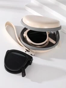 2 pares de gafas de moda de moda con marco clásico plegable, accesorios para la playa, accesorios de playa para mujer, gafas de moda básicas de moda, ropa de mujer para otoño e invierno, ropa casual de negocios, regalos - Multicolor - Ver 2