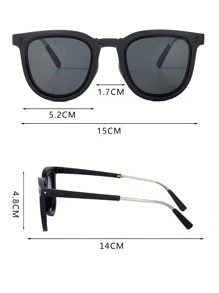 2 pares de gafas de moda de moda con marco clásico plegable, accesorios para la playa, accesorios de playa para mujer, gafas de moda básicas de moda, ropa de mujer para otoño e invierno, ropa casual de negocios, regalos - Multicolor - Ver 5