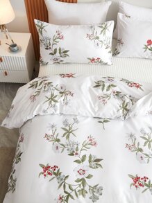 Flower Print Bedding Sets Without Filler - Multicolor - View 2