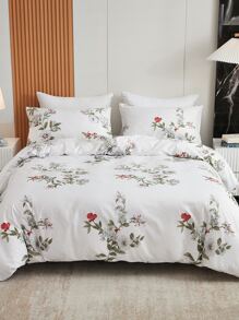 Flower Print Bedding Sets Without Filler - Multicolor - View 7
