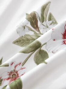 Flower Print Bedding Sets Without Filler - Multicolor - View 10