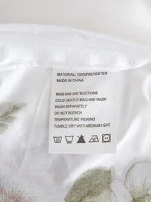 Flower Print Bedding Sets Without Filler - Multicolor - View 12