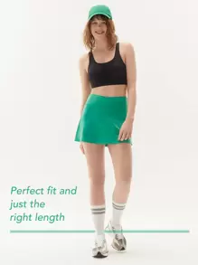 GLOWMODE Core Court Collection Circle Tennis Skirt - Green - View 4