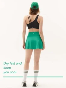 GLOWMODE Core Court Collection Circle Tennis Skirt - Green - View 8