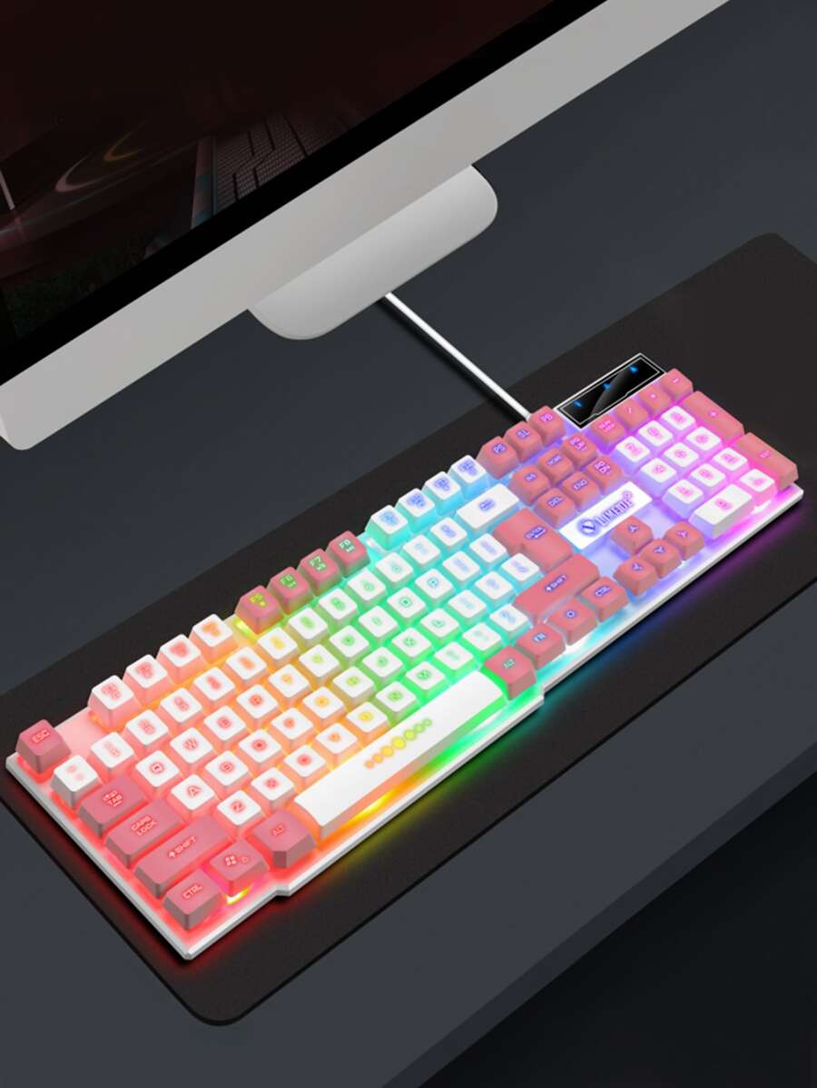 1入組發光有綫鍵盤 - 彩色 - 查看 1