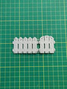1pc Fence Cutting Die - Silver - View 2