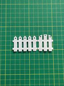 1pc Fence Cutting Die - Silver - View 5