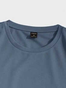 Manfinity VCAY Bộ hai mảnh Nam Dây kéo Đắp vá Túi Lá thư Giải trí - Màu xanh bụi bặm - Xem 3