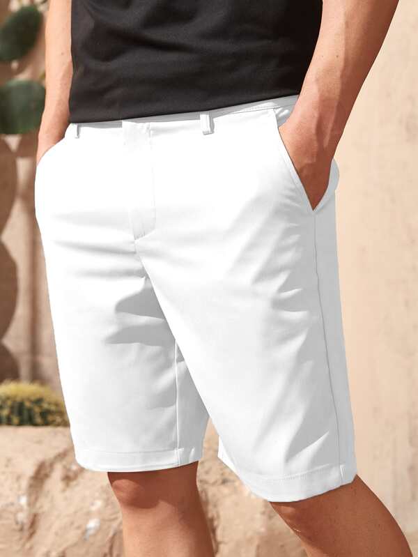 Manfinity Mode Men Slant Pocket Bermuda Shorts