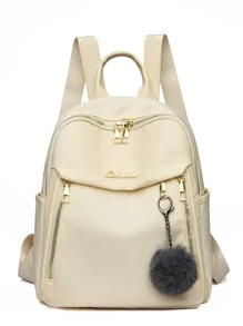 防水、轻质字母图形背包，带包饰书包，适合毕业生、少女、大一、大二、大三和大四学生、大学和高中学生，非常适合户外活动、旅行和返校学校背包、书包、书包、大背包、大容量、笔记本电脑隔层、便携、轻质，适合少女、女大学生，非常适合返校、开学第一天、大学、初中、高中