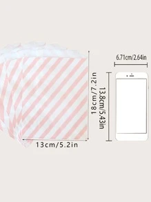 24 cái Sọc Mẫu Túi Quà Màu Ngẫu Nhiên - Nhiều màu - Xem 3