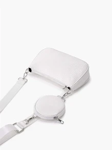 Bolso Cuadrado De Cocodrilo Liviano Y Casual Para Mujeres Y Estudiantes Universitarias Adolescentes, Novatas Y Trabajadores De Cuello Blanco Con Monedero, Perfecto Para Oficina, Universidad, Trabajo, Negocios, Viajes Al Aire Libre, Salidas Con Monedero