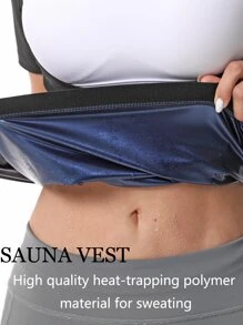 Áo vest thể thao PU Polyurethane - Màu xanh lam - Xem 6