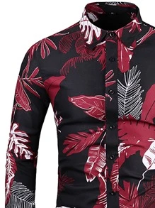 Men Tropical Print Shirt - Multicolor - View 3