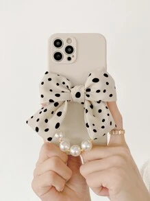 Ốp lưng điện thoại mềm bảo vệ chống rơi hình bướm sáng tạo tương thích với iPhone 17/17 Air/17 Pro/17 Pro Max/16/16E/16 Pro/16 Pro Max dành cho nữ - Màu be - Xem 2