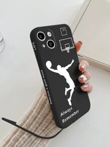 Ốp điện thoại di động in viền Tpu, có dây đeo tay, Tương thích với iPhone15/15Plus/15Pro/15Promaxe7 8 11 12 13 14 Promax Plus X Xr Xsmax Se2, Samsung Series Galaxy A03s, A03core, A04, A12, A13, A14, A21s, A22 , A23 , A32 , A33 , A34 , A50 , A51 , A52 , A53 , A54 , A71 , A72 , A73 , S20fe , S21 , S21plus , S21ultra , S22 , S22plus , S22ultra , Xiaomi Redmi Series Redmi9 , Redmi9a , Redmi9c , Redmi10 , Redmi10a , Redmi10c , Redmi Note9 , Redmi Note9pro , Redmi Note9s , Redmi Note10 , Redmi Note11 , Redmi Note12 - Đen và trắng - Xem 2