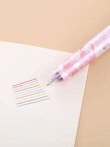 1pc Rabbit & Carrot Detail Ballpoint Pen - Multicolor - View 4