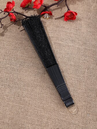 Breezier Double Layer Lace Trim Princess Fan, Modern Folding Hand Fan, Suitable For Home Use