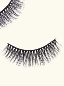MAGEFY 10 Đôi Multipack 3D Chồn Hàng Mi Lông Mi Giả Handmade Wispy Fluffy Giả Làn Mi Mắt Tự Nhiên Dụng Cụ Trang Điểm Giả Kẻ Mắt - màu đen - Xem 3