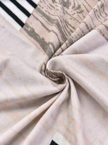 1 Peça Capa De Sofá De Seda De Leite Impressa + 1 Peça Capa De Almofada (42*42cm) - Multicolorido - Ver 6