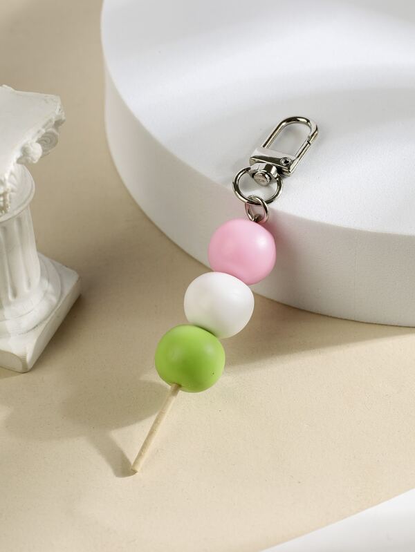 Candied Haws Design Bag Charm Fashion Cute Cartoon Colorful Candy Keychain Bag Accessories Gifts, Valentine'S Day, Stylish, For Teen Girls Women College Students, Teacher, White-Collar Workers, Rookies & White-Collar Workers Gift, Accessories, Decor Car Accessories Women Key Chain Charms