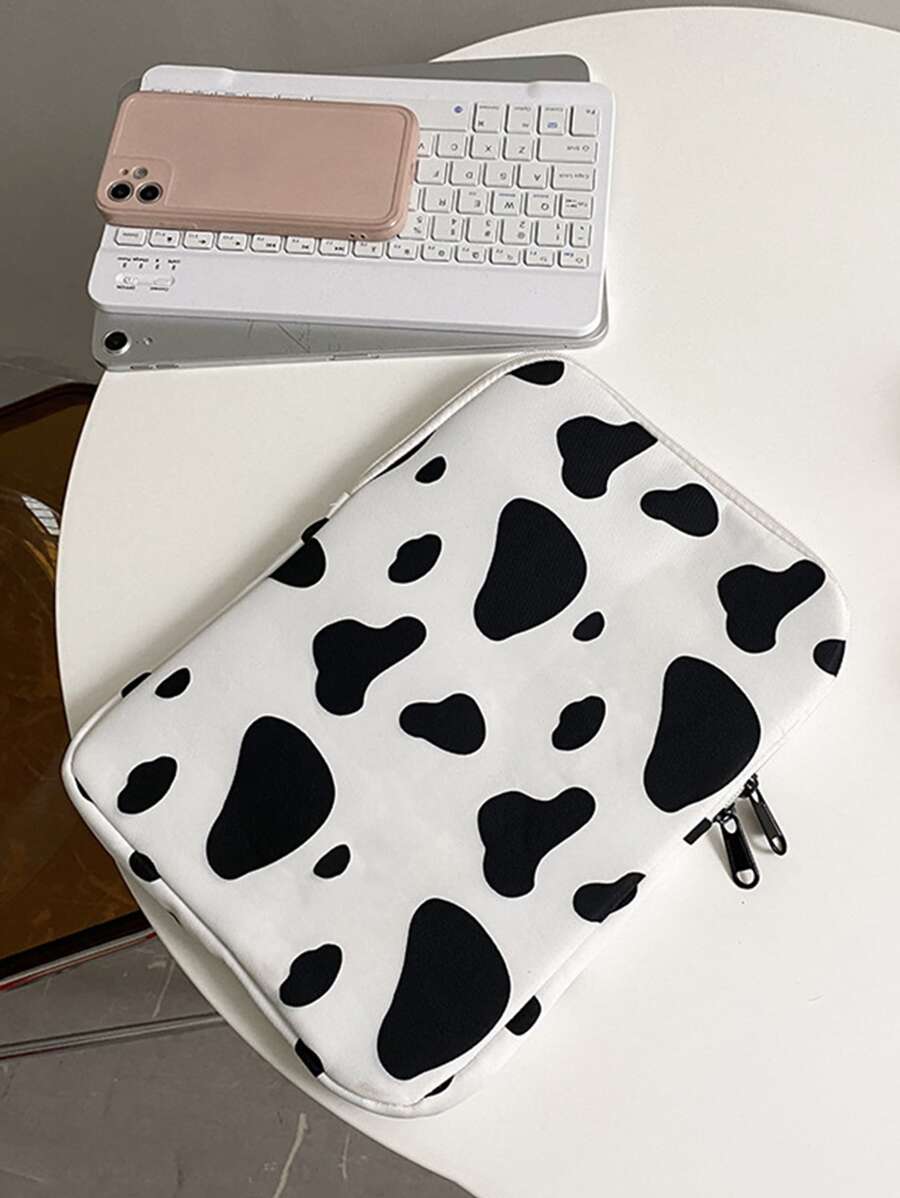 1入組多功能11英寸奶牛圖案iPad包
