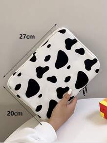1入組多功能11英寸奶牛圖案iPad包