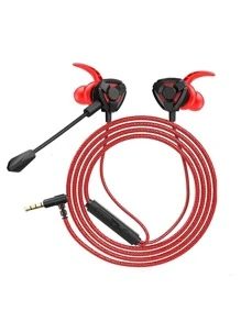 1pc Gaming Wired In-ear Headphone - Black - View 2