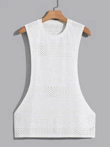 Manfinity VCAY Men Solid Schiffy Tank Top - White - View 1