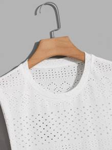 Manfinity VCAY Men Solid Schiffy Tank Top - White - View 3