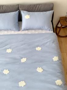 Cloud Design Duvet Cover Set Without Filler - Blue - View 3