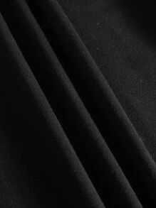 ROMWE MEN Goth Nam Slogan In Ma Áo nỉ - màu đen - Xem 3