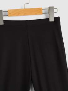 Girls Flare Leg Trousers - Black - View 4
