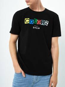 COLORZ powered by SHEIN Manfinity Hypemode Original T-shirt Multi-colour - Multicolor - View 1