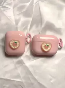 浅粉色郁金香耳机盒，3D桃色耳机盒，兼容Apple 1/2/3/4，Pro/2 - 粉色 - 查看 1