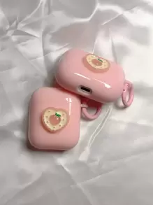 浅粉色郁金香耳机盒，3D桃色耳机盒，兼容Apple 1/2/3/4，Pro/2 - 粉色 - 查看 4