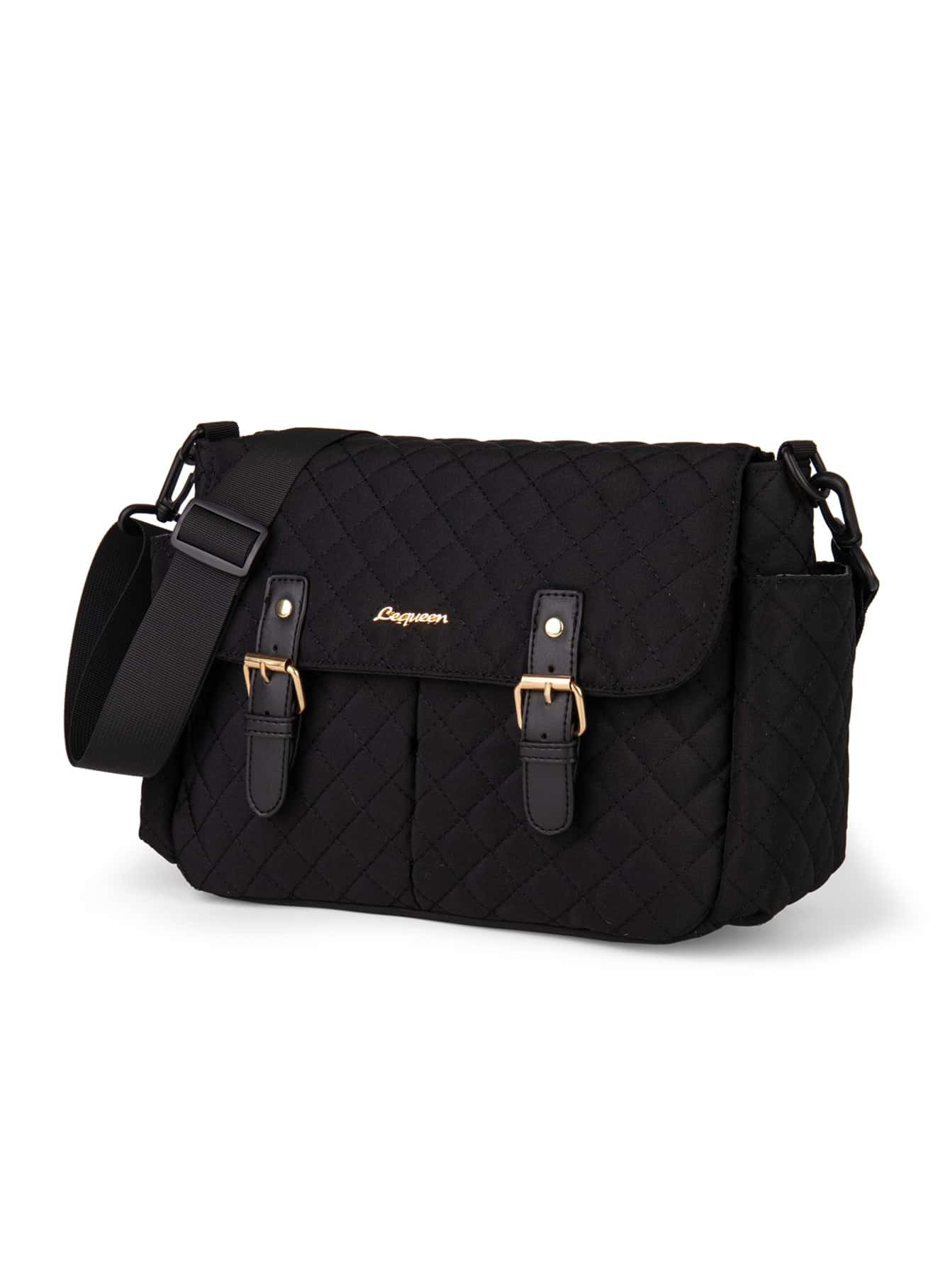 LEQUEEN Túi đựng tã đa chức năng - màu đen - Xem 1