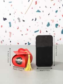 6pcs Graduation Hat Design Packaging Box - Multicolor - View 3