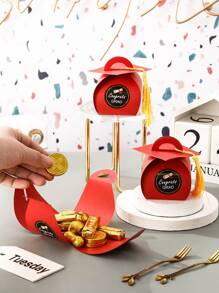 6pcs Graduation Hat Design Packaging Box - Multicolor - View 5