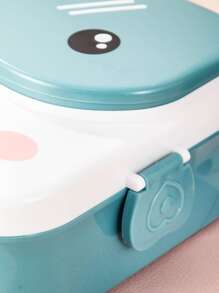 1入組卡通圖案飯盒 - 青碧色 - 查看 3