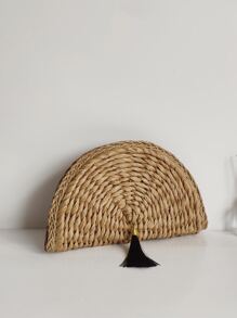 ly hợp Tua màu trơn Kỳ nghỉ - Màu Khaki - Xem 4