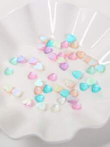 40入組心形DIY頭髮配飾 - 彩色 - 查看 3