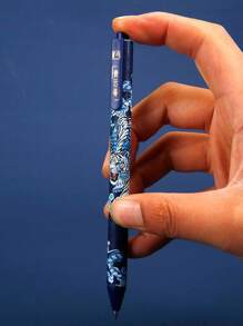 4入組動物印花隨機中性筆 - 彩色 - 查看 5