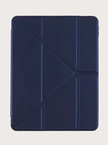 亚克力 Y 型折叠笔槽平板电脑保护壳，适用于 iPad Mini 6/Mini 7/9.7/10.2/10.5/Air 4/Air 5/10th/10.9/Pro 11"/Air 11"(M2)/Air 13"(M2)/Pro 11"(M4)/Pro 13"(M4) 2024 12.9 英寸，亚克力两面都有保护膜，使用前需撕下 - 寶藍色 - 查看 6