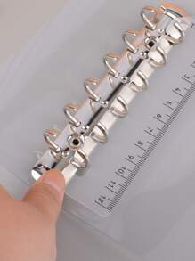 1 pezzo trasparente Clip di file con Righello - Trasparente - Visualizzare 3