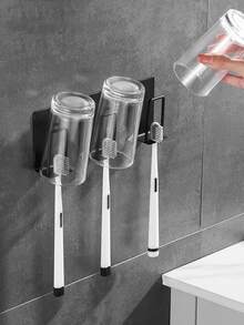 1pc Stainless Steel Toothbrush Holder