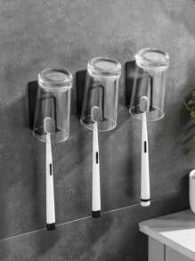 1pc Stainless Steel Toothbrush Holder