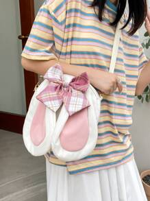 Trang trí tai nơ & phim hoạt hình Túi mới lạ Túi đi học dành cho sinh viên tốt nghiệp, cô gái tuổi teen, sinh viên năm nhất, sinh viên năm hai, trung học cơ sở và trung học phổ thông, đại học và trung học phổ thông, hoàn hảo cho hoạt động ngoài trời, du lịch và quay lại trường học - Nhiều màu - Xem 8