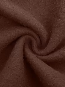 INAWLY 素色抽繩斜口袋衛褲 - 咖啡棕 - 查看 7